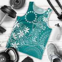 Teal Kuki Airani Tapakau Men Tank Top Tribal Anchor Mix Tiare LT7 - Polynesian Pride