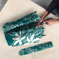 Teal Kuki Airani Tapakau Umbrella Tribal Anchor Mix Tiare