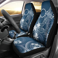 Navy Kuki Airani Tapakau Car Seat Cover Tribal Anchor Mix Tiare