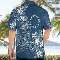 Navy Kuki Airani Tapakau Hawaiian Shirt Tribal Anchor Mix Tiare LT7 - Polynesian Pride