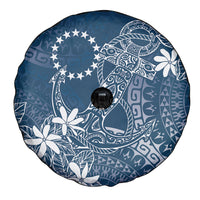 Navy Kuki Airani Tapakau Spare Tire Cover Tribal Anchor Mix Tiare