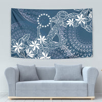 Navy Kuki Airani Tapakau Tapestry Tribal Anchor Mix Tiare LT7 - Polynesian Pride