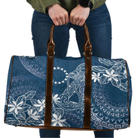 Navy Kuki Airani Tapakau Travel Bag Tribal Anchor Mix Tiare LT7 Navy - Polynesian Pride