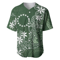 Sage Green Kuki Airani Tapakau Baseball Jersey Tribal Anchor Mix Tiare LT7 Sage Green - Polynesian Pride