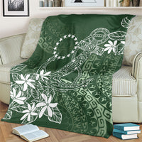 Sage Green Kuki Airani Tapakau Blanket Tribal Anchor Mix Tiare