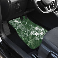 Sage Green Kuki Airani Tapakau Car Mats Tribal Anchor Mix Tiare LT7 - Polynesian Pride
