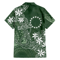 Sage Green Kuki Airani Tapakau Hawaiian Shirt Tribal Anchor Mix Tiare LT7 - Polynesian Pride