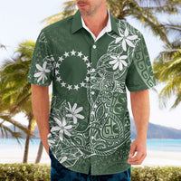Sage Green Kuki Airani Tapakau Hawaiian Shirt Tribal Anchor Mix Tiare LT7 - Polynesian Pride