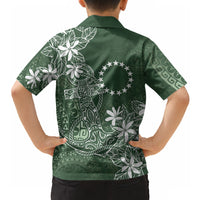 Sage Green Kuki Airani Tapakau Hawaiian Shirt Tribal Anchor Mix Tiare LT7 - Polynesian Pride