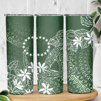 Sage Green Kuki Airani Tapakau Skinny Tumbler Tribal Anchor Mix Tiare