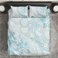 Turquoise Kuki Airani Tapakau Bedding Set Tribal Anchor Mix Tiare LT7 Turquoise - Polynesian Pride