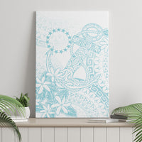 Turquoise Kuki Airani Tapakau Canvas Wall Art Tribal Anchor Mix Tiare