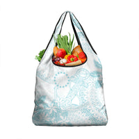 Turquoise Kuki Airani Tapakau Grocery Bag Tribal Anchor Mix Tiare LT7 1-pack One Size Turquoise - Polynesian Pride