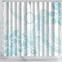 Turquoise Kuki Airani Tapakau Shower Curtain Tribal Anchor Mix Tiare LT7 - Polynesian Pride