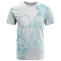 Turquoise Kuki Airani Tapakau T Shirt Tribal Anchor Mix Tiare LT7 Turquoise - Polynesian Pride