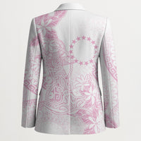 Candy Pink Kuki Airani Tapakau Blazer Tribal Anchor Mix Tiare LT7 - Polynesian Pride