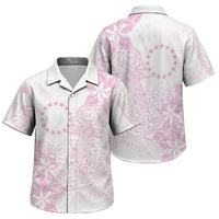 Candy Pink Kuki Airani Tapakau Family Matching Long Sleeve Bodycon Dress and Hawaiian Shirt Tribal Anchor Mix Tiare LT7 Son's Shirt Candy Pink - Polynesian Pride