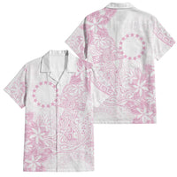 Candy Pink Kuki Airani Tapakau Family Matching Tank Maxi Dress and Hawaiian Shirt Tribal Anchor Mix Tiare LT7 Dad's Shirt - Short Sleeve Candy Pink - Polynesian Pride