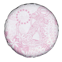 Candy Pink Kuki Airani Tapakau Spare Tire Cover Tribal Anchor Mix Tiare