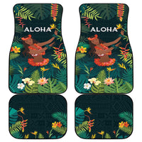 Hawaii Hula Girl Vintage Car Mats Tropical Forest LT7 - Polynesian Pride
