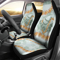 Hawaii Kaho'olawe Island Flowers Lei Car Seat Cover Silver Hinahina Kū Kahakai
