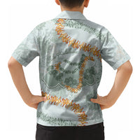 Hawaii Kaho'olawe Island Flowers Lei Hawaiian Shirt Silver Hinahina Kū Kahakai LT7 - Polynesian Pride