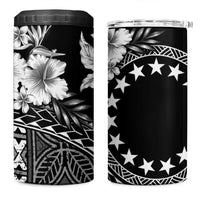 Kia Orana Cook Islands 4 in 1 Can Cooler Tumbler Tiare & Stars