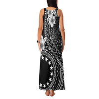 Kia Orana Cook Islands Family Matching Tank Maxi Dress and Hawaiian Shirt Tiare and Stars