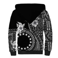 Kia Orana Cook Islands Sherpa Hoodie Tiare and Stars LT7 - Polynesian Pride