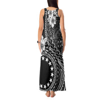 Kia Orana Cook Islands Tank Maxi Dress Tiare and Stars LT7 - Polynesian Pride