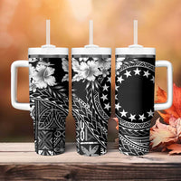 Kia Orana Cook Islands Tumbler With Handle Tiare & Stars LT7 - Polynesian Pride