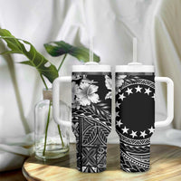 Kia Orana Cook Islands Tumbler With Handle Tiare & Stars LT7 - Polynesian Pride