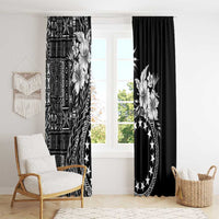 Kia Orana Cook Islands Window Curtain Tiare and Stars LT7 - Polynesian Pride