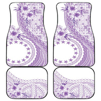 Kia Orana Cook Islands Car Mats Tiare and Stars - Lavender LT7 - Polynesian Pride