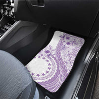 Kia Orana Cook Islands Car Mats Tiare and Stars - Lavender LT7 - Polynesian Pride