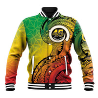 Vanuatu 45th Independence Anniversary Baseball Jacket Ni-Van Sandroing LT7 Unisex Colorful - Polynesian Pride