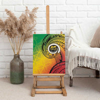 Vanuatu 45th Independence Anniversary Canvas Wall Art Ni-Van Sandroing LT7 - Polynesian Pride