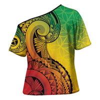 Vanuatu 45th Independence Anniversary Cross Shoulder Shirt Ni-Van Sandroing LT7 - Polynesian Pride
