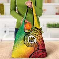 Vanuatu 45th Independence Anniversary Grocery Bag Ni-Van Sandroing - Polynesian Pride