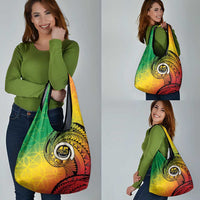 Vanuatu 45th Independence Anniversary Grocery Bag Ni-Van Sandroing - Polynesian Pride