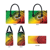 Vanuatu 45th Independence Anniversary Leather Bag Ni-Van Sandroing - Polynesian Pride