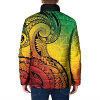 Vanuatu 45th Independence Anniversary Padded Jacket Ni-Van Sandroing LT7 - Polynesian Pride