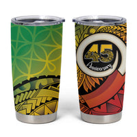 Vanuatu 45th Independence Anniversary Tumbler Cup Ni-Van Sandroing - Polynesian Pride