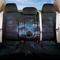 Polynesian Personalized Memorial Back Car Seat Cover Oceanic Infinity Symbol - Until We Meet Again - Polynesian Pride