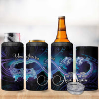 Polynesian Personalized Memorial 4 in 1 Can Cooler Tumbler Oceanic Infinity Symbol - Until We Meet Again LT7 - Polynesian Pride