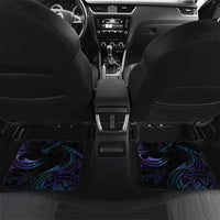 Polynesian Memorial Car Mats Oceanic Infinity Symbol - Until We Meet Again LT7 Set 2pcs - Back Black - Polynesian Pride
