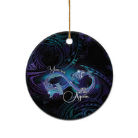 Polynesian Personalized Memorial Ceramic Ornament Oceanic Infinity Symbol - Until We Meet Again LT7 - Polynesian Pride
