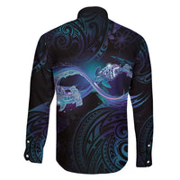Polynesian Personalized Memorial Family Matching Puletasi and Hawaiian Shirt Oceanic Infinity Symbol - Until We Meet Again LT7 - Polynesian Pride