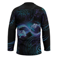 Polynesian Personalized Memorial Hockey Jersey Oceanic Infinity Symbol - Until We Meet Again LT7 - Polynesian Pride