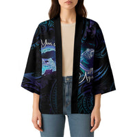 Polynesian Personalized Memorial Kimono Oceanic Infinity Symbol - Until We Meet Again - Polynesian Pride